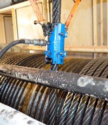 SKF's wire rope lubricator boosts ship management reliability