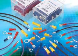 Solderless crimp terminals cut the cost of connections