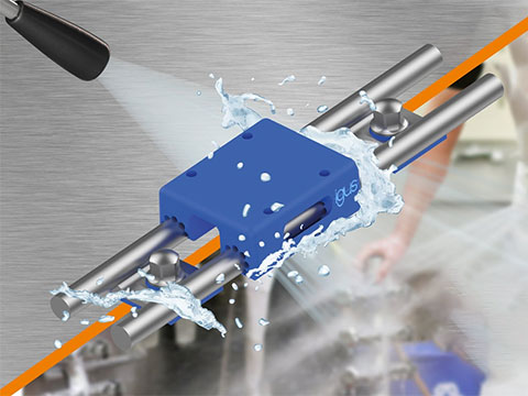 Hygienic design linear guide for food and drug industries