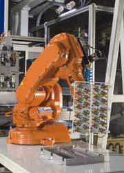 Robot cell is competitive against Far East manufacture