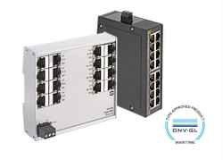 DNV and GL-certified unmanaged industrial Ethernet switches
