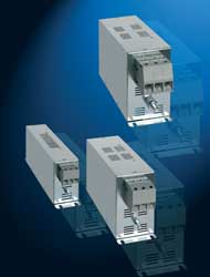 Three-phase filters benefit from book format and low weight