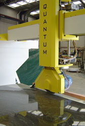 Baldor motion control products used on stone cutting machine