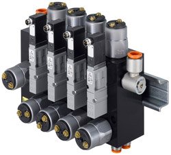 Pneumatic valves for SIL1 or SIL2 safety control systems