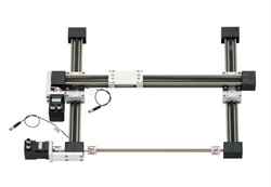 drylin E flat gantry for test, measurement and labelling