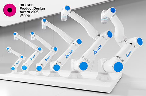 Delta cobots win BIG SEE Product Design Award 2026