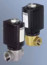 Direct-acting solenoid valves for fluids, gases, vacuum & steam