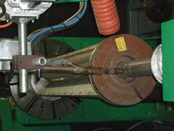Spiral welding machine for equipment refurbishment