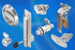 Specialist stainless steel cabinet and enclosure latch/locks
