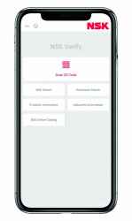 NSK verification app upgraded to include industrial bearings