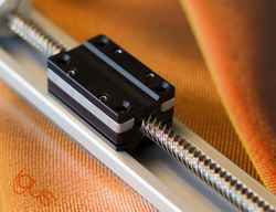 igus drylin linear axis with fast dryspin high-helix threads