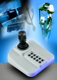 CH Products industrial joystick connects to USB port