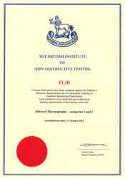 BINDT Accreditation for FLIR infrared training