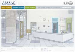 Abssac website includes new products and animations