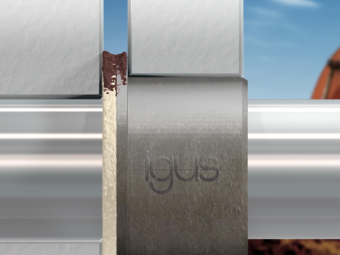 Felt seals designed to protect iglidur plain bearings