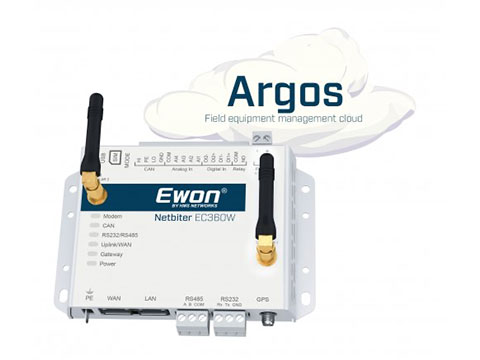 Ewon Netbiter EC360W with revamped Argos cloud interface and new mobile app