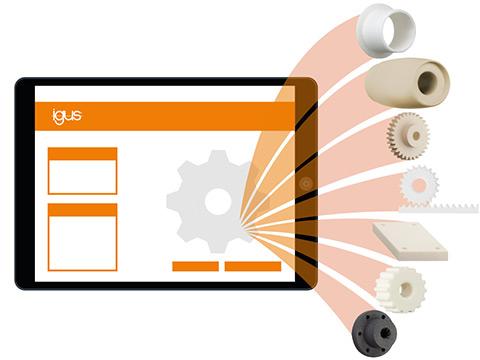 Order 3D parts quickly with the igus configurator
