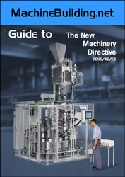 Free guide to the new Machinery Directive 2006/42/EC