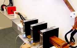 Calibration test lab for high-voltage current transducers
