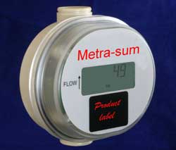 Totaliser measures volumes of viscous liquids