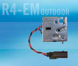 Sealed, corrosion-resistant electronic rotary latch for outdoors