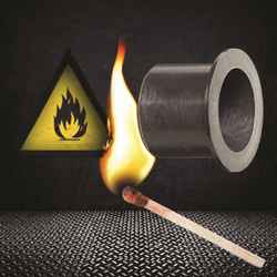Cost-effective plain bearing achieves fire-resistance standards