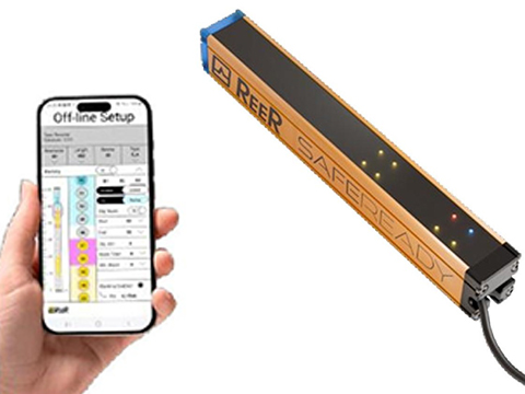 Compact, configurable safety light curtains