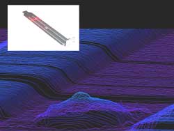 Software converts laser profile sensor data to CAD