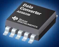 Texas Instruments 16-bit ADS8339 low-power ADC at Mouser