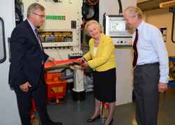 Lord Lieutenant of Hampshire visits Harwin factory 