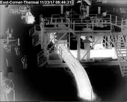 Cost-effective 24/7 leak detection based on thermal imaging