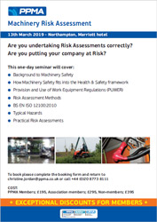 PPMA seminar - Machinery Risk Assessment