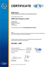 HBM UK gains ISO 9001:2008 certification