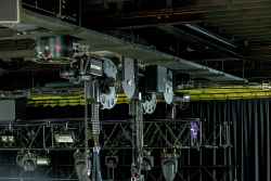 e-spools ease PA speaker array manoeuvring in university venue