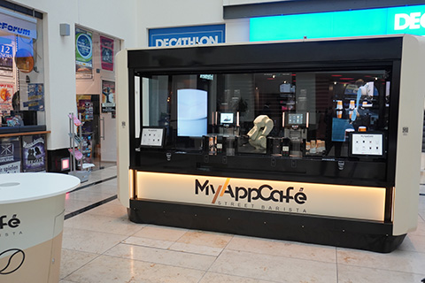 Kawasaki robot delivers fully automated ‘coffee-to-go’ service