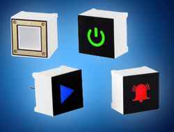 VCC's LED-based CTH Series capacitive touch sensor displays