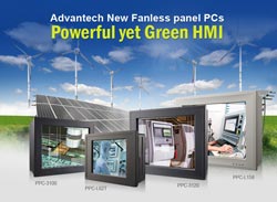 Low-power 12-inch fanless panel PC for green automation