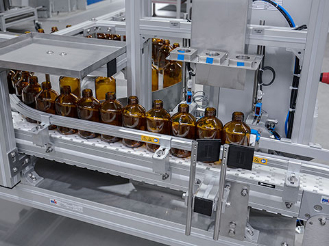 Compact, mobile filling unit automates pharmaceutical bottle handling