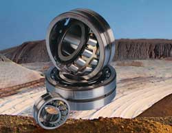 Tough, high-performance bearings for mining machinery