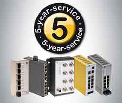 Harting introduces 5-year service package for Ethernet switches