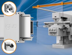 Improved hybrid roller bearings for linear motion from igus