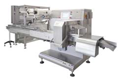 Sercos III used for integrated robot-fed flow-wrapping machine
