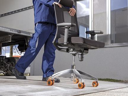 Servodrives help protect chair castors and cut packaging costs