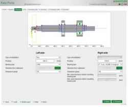 Online rolling bearing calculation software for hydraulic pumps