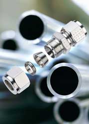 Parker and Sandvik offer packaged fittings and tubing