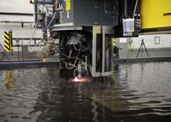 Numorex plasma cutting system starts work on aircraft carrier