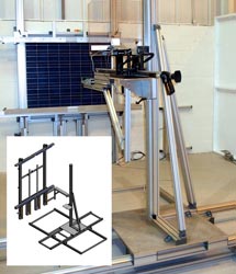 MiniTec Profile System used for PV test equipment