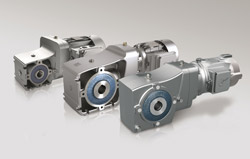 New two-stage helical bevel gearboxes from Nord