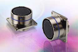 High-reliability connector houses RF and signal contacts