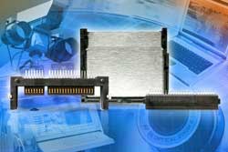 Surface-mount CFast host connector meets Compact Flash standards